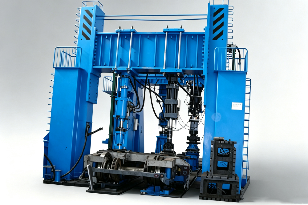 CTS-F1000多通道电液伺服机车轨道及零部件疲劳试验系统